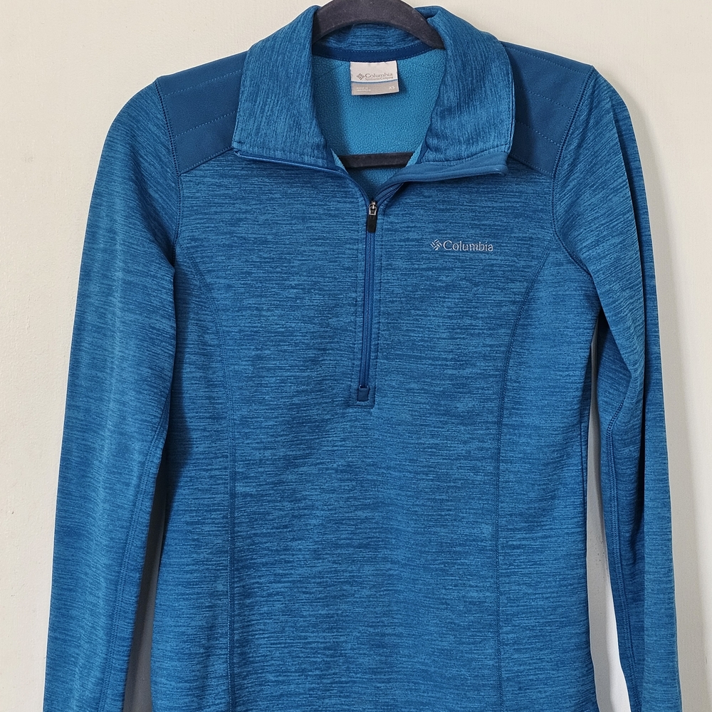 Columbia Blue Quarter-Zip Pullover